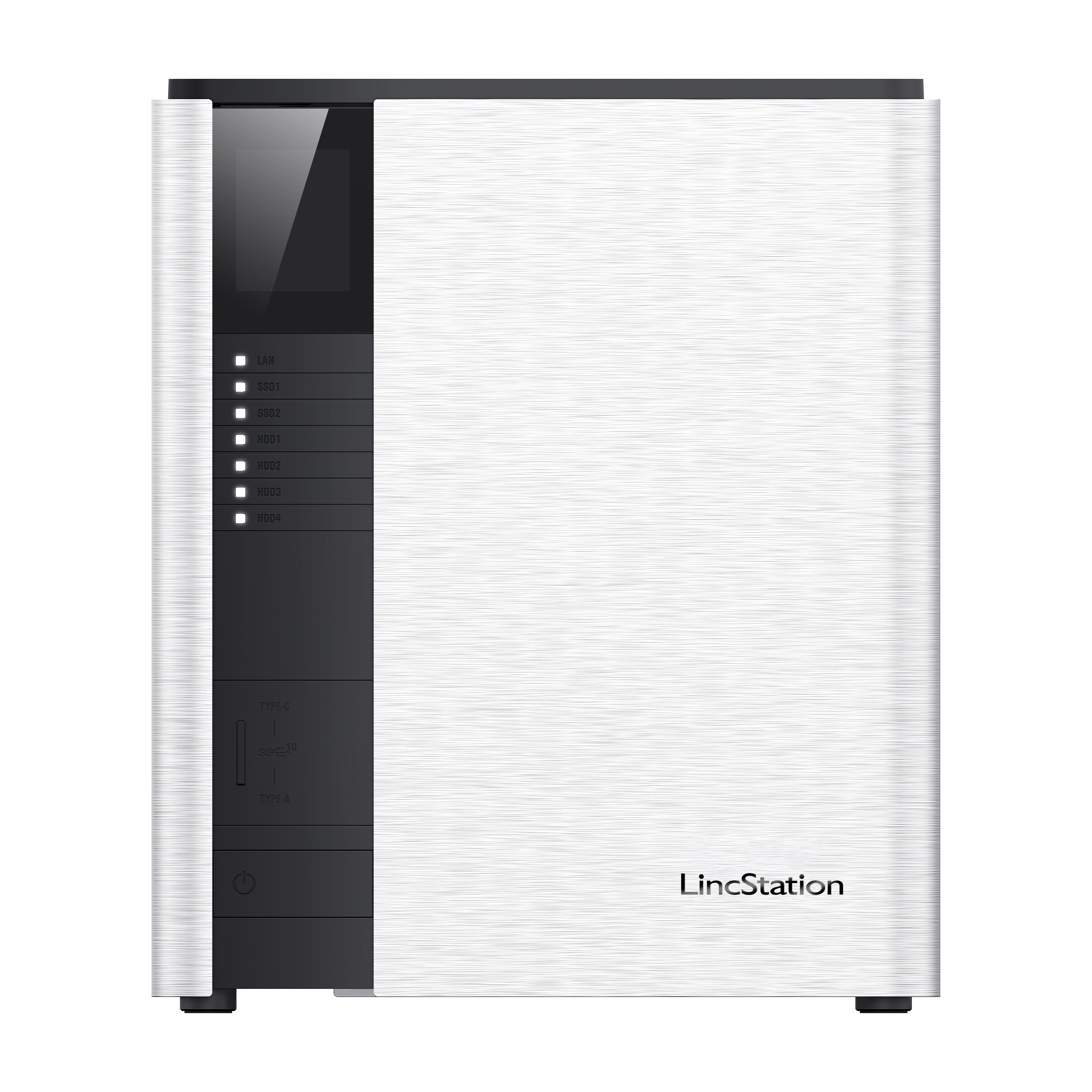 LincPlus LincStation S1 NAS à 6 baies | 8 Go de RAM + 128 Go de ROM | Jusqu'à 112 To (sans disque)
