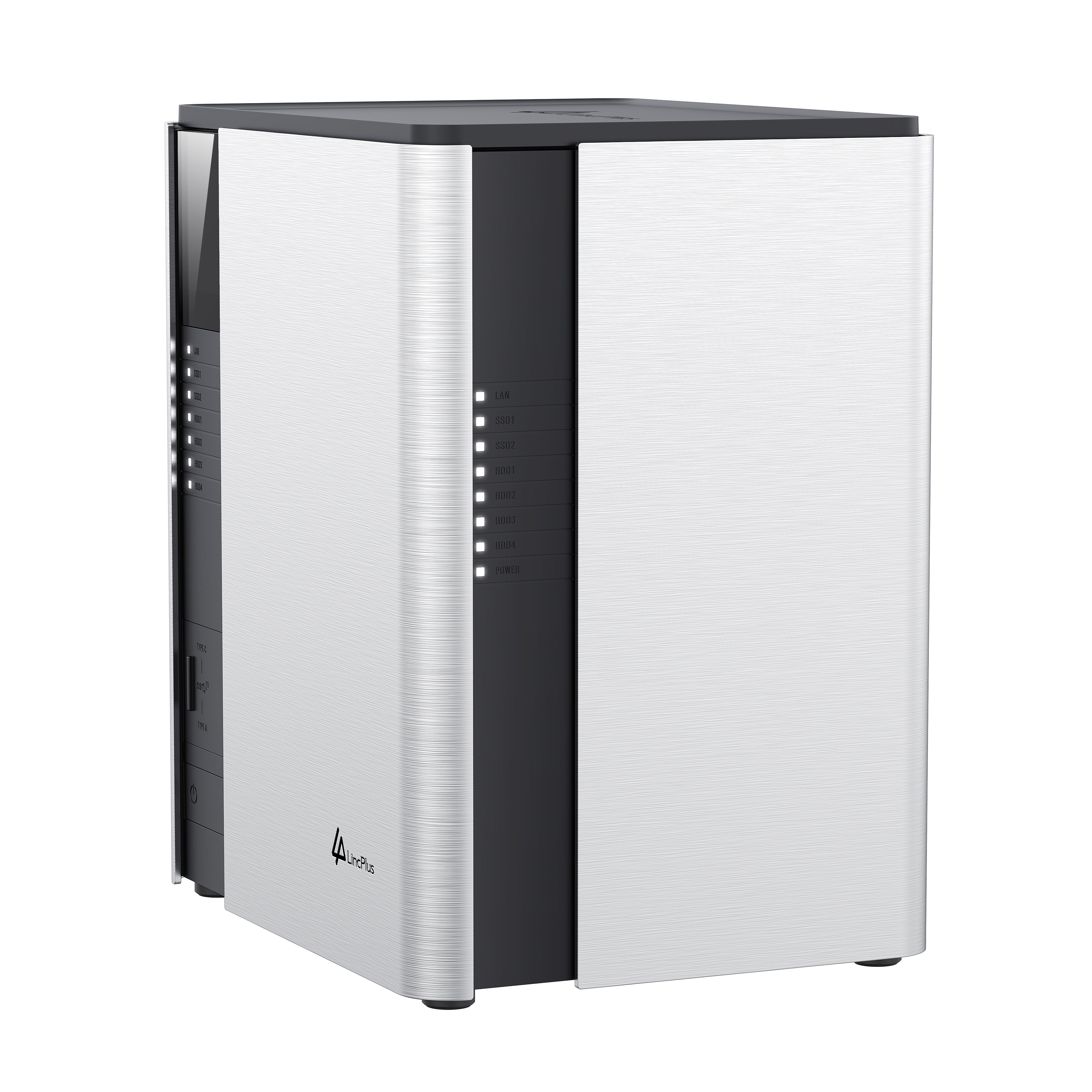 LincPlus LincStation S1 NAS à 6 baies | 8 Go de RAM + 128 Go de ROM | Jusqu'à 112 To (sans disque)