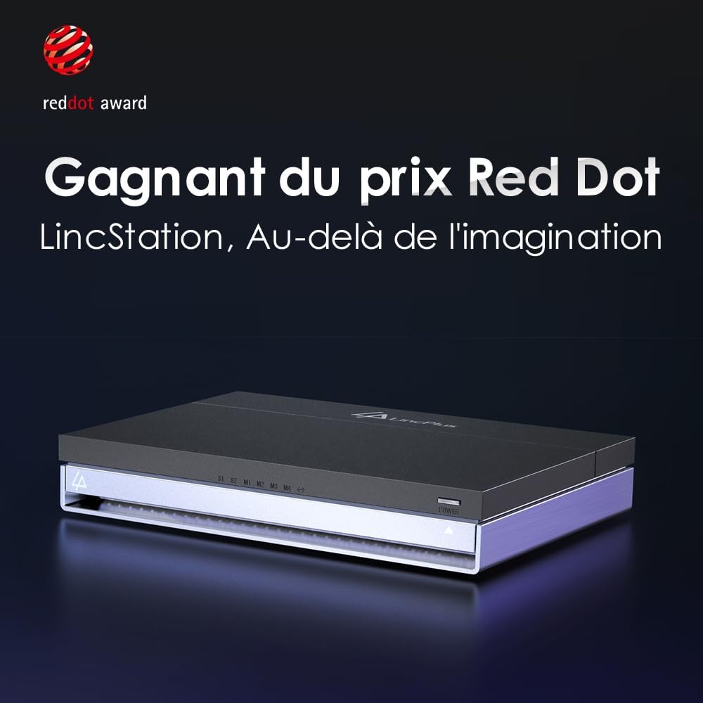 LincPlus LincStation N2 NAS 6 baies | 16 Go de RAM + 128 Go de ROM | Stockage 6 x 8 To SSD (sans disque)